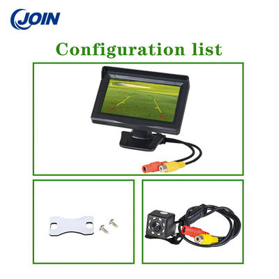 กล้องสำรองรถกอล์ฟสากลกระจกมองหลังสีดำ OEM / ODM