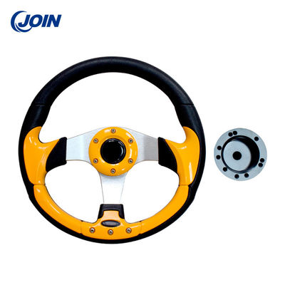 อะแดปเตอร์พวงมาลัยรถกอล์ฟขนาด 12.5 นิ้ว Matte PVC Universal Car Accessories