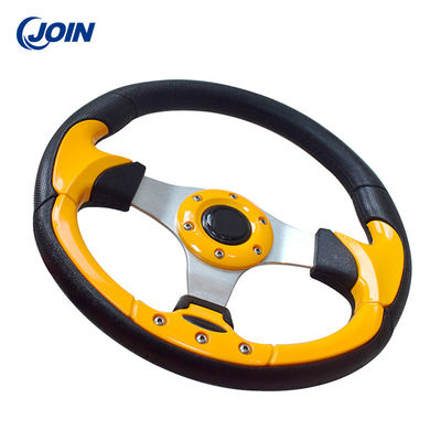 อะแดปเตอร์พวงมาลัยรถกอล์ฟขนาด 12.5 นิ้ว Matte PVC Universal Car Accessories
