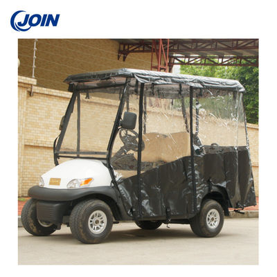 4 ผู้โดยสารรถกอล์ฟ Enclosures PVC กันน้ำ Rain Cover Golf ODM