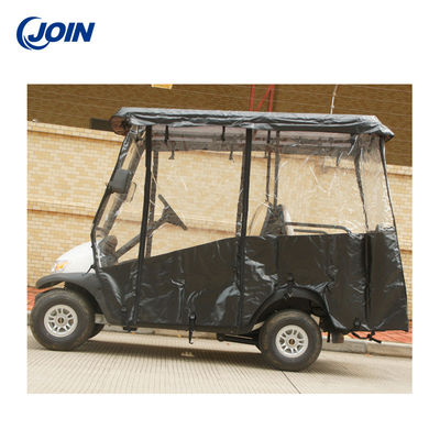 4 ผู้โดยสารรถกอล์ฟ Enclosures PVC กันน้ำ Rain Cover Golf ODM