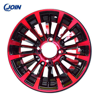 ODM 215 / 35-12 ฝาครอบยางล้อรถกอล์ฟสีแดง / ดำ