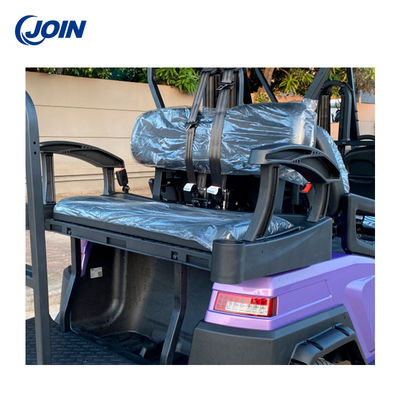 รถกอล์ฟหนัง Flip Seat สีดำ Golf Buggy Seats OEM