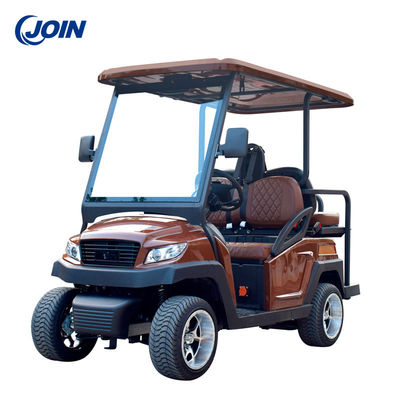 ODM 2 ที่นั่งรถกอล์ฟ Bicolor Electric Golf Seats แบบกำหนดเองสำหรับรถโดยสารประจำทาง