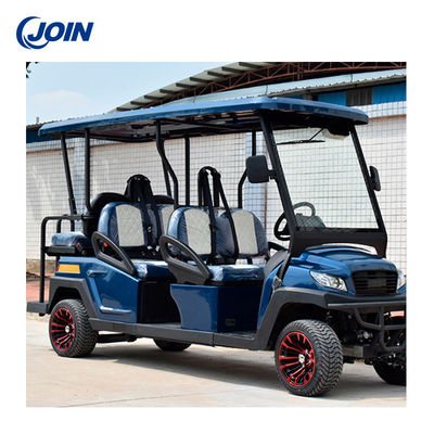 รถกอล์ฟ Buggies Electric Custom Seat Bicolor สีดำและสีน้ำเงิน