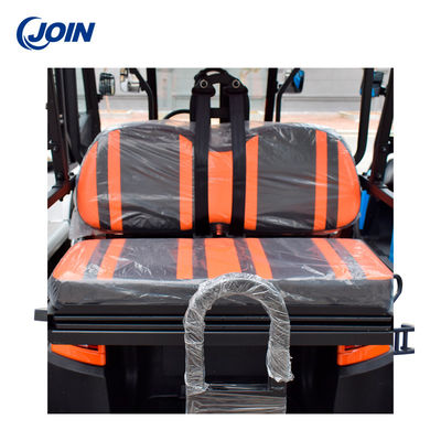 ชุดเบาะรถกอล์ฟแบบกำหนดเอง Buggy ถาวรสีดำและสีส้ม ODM
