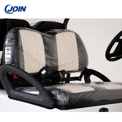 EXCAR รถกอล์ฟที่นั่งด้านหน้า Bicolor Electric Golf Buggy พร้อมที่นั่ง