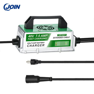 อุปกรณ์เสริมรถกอล์ฟ 48V 7.5A เครื่องชาร์จแบตเตอรี่กันน้ำ