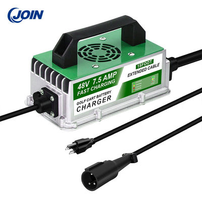 อุปกรณ์เสริมรถกอล์ฟ 48V 7.5A เครื่องชาร์จแบตเตอรี่กันน้ำ